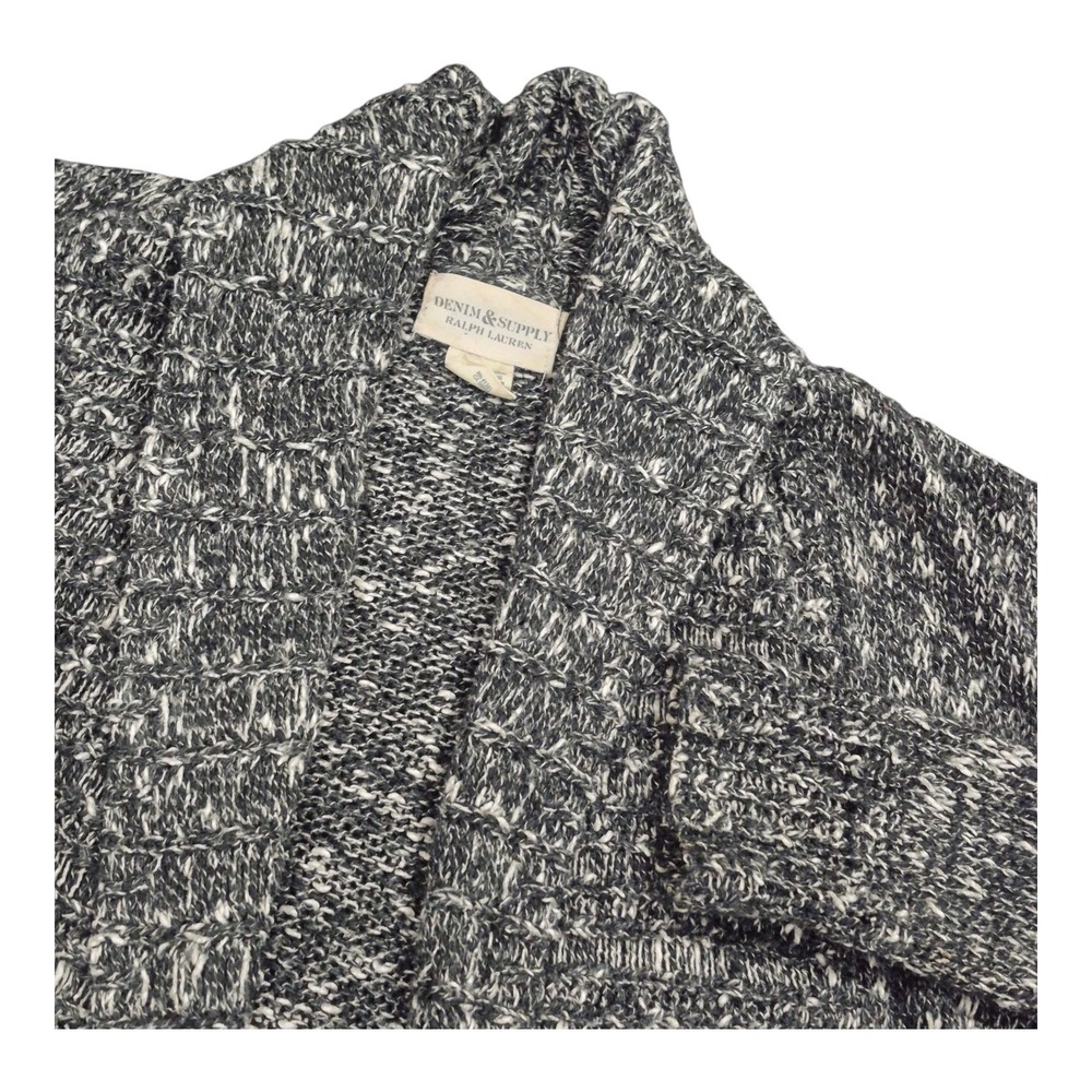 Denim &‎ Supply Ralph Lauren Open Front Cardigan Sweater Cotton Linen Women's S